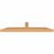 Ekena Millwork Portland Smooth Timber Gable Bracket, Western Red Cedar, 84"W x 17"H x 5 1/2"D x 5 1/2"F, 5/12 Pitch GBW084X17X0606POR00SWR - alternate 4